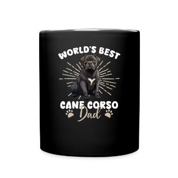 Cane Corso Groovy Cane Corso Papa - Mug uni - noir - Devant