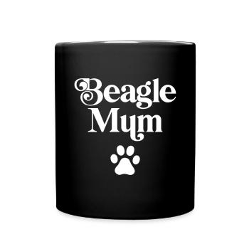 Beagle Mum - Full Colour Mug - black - Front