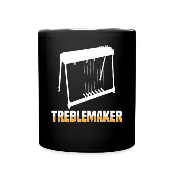 Pedal Steel Guitarist String Instrument Mountain - Full Colour Mug - black - Front