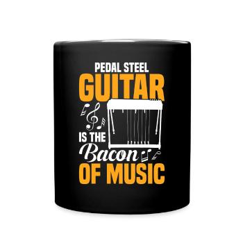 Pedal Steel Guitarist String Instrument Mountain - Tasse einfarbig - Schwarz - Vorne
