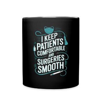 Anesthesia Technician Anesthesiologist Job - Full Colour Mug - black - Front