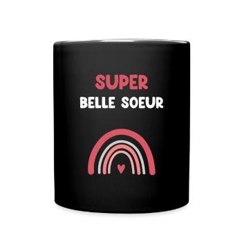super beautiful rainbow sister - Full Colour Mug - black - Front