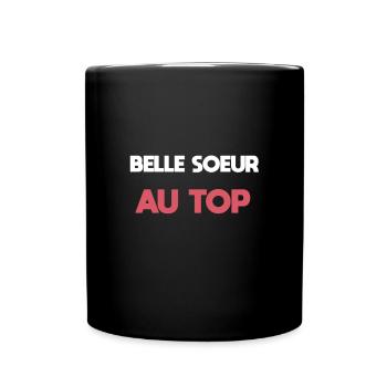 sister-in-law at the top - Full Colour Mug - black - Front