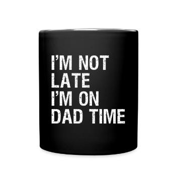 Geschenke Zum Vatertag Für Papa - Tasse einfarbig - Schwarz - Vorne