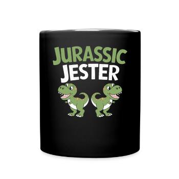 Décorations de fête de dinosaures - Mug uni - noir - Devant