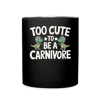 Décorations de fête de dinosaures - Mug uni - noir - Devant