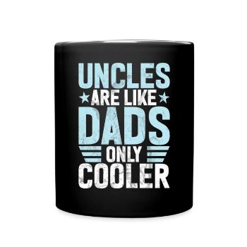 Meilleur oncle fier oncle citation humour - Mug uni - noir - Devant
