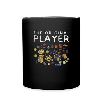 Brettspiel - Tasse einfarbig - Schwarz - Vorne