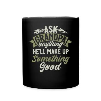 Grand-père Grands-parents Grands-parents - Mug uni - noir - Devant