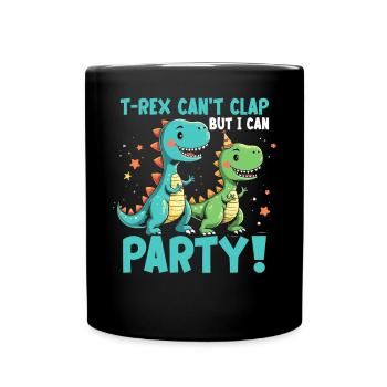 Dinosaur Party Decorations - Full Colour Mug - black - Front