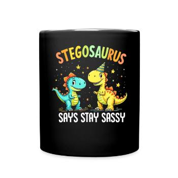 Dinosaur Party Decorations - Full Colour Mug - black - Front