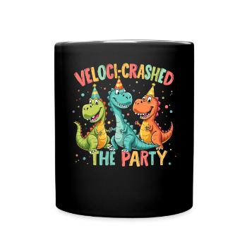 Dinosaur Party Decorations - Full Colour Mug - black - Front
