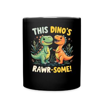 Dinosaur Party Decorations - Full Colour Mug - black - Front