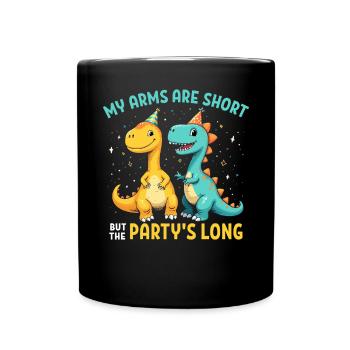 Dinosaur Party Decorations - Full Colour Mug - black - Front
