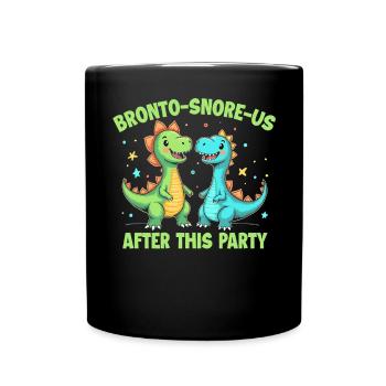 Dinosaur Party Decorations - Full Colour Mug - black - Front