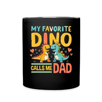 Dinosaur Party Decorations - Full Colour Mug - black - Front