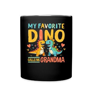 Dinosaur Party Decorations - Full Colour Mug - black - Front