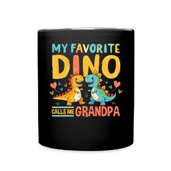 Dinosaur Party Decorations - Full Colour Mug - black - Front