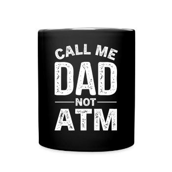 Geschenke Zum Vatertag Für Papa - Tasse einfarbig - Schwarz - Vorne