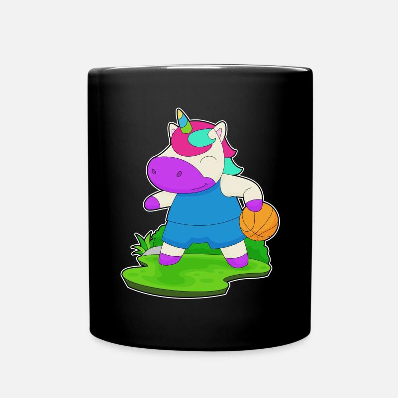 Licorne Basketteur Basketteur - Mug uni - noir