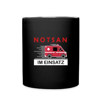 Notsan in action Emergency paramedic Hero Pride - Full Colour Mug - black - Front