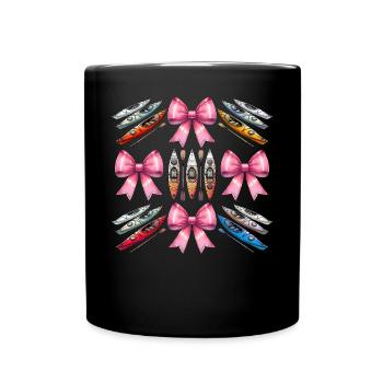 Coquette Bow Kayak Kayak Kayak Kayak Kayak Bateau Paddle - Mug uni - noir - Devant