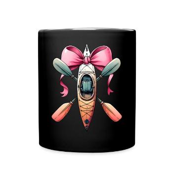 Coquette Bow Kayak Kayak Kayak Kayak Kayak Bateau Paddle - Mug uni - noir - Devant