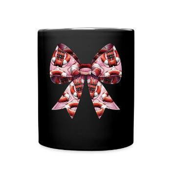 Coquette Bow Lifeguard Garde de piscine Rose - Mug uni - noir - Devant