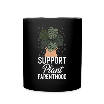Plant Lover Gardening Monstera - Tasse einfarbig - Schwarz - Vorne