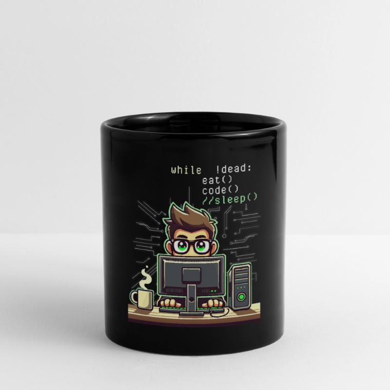 Programmierer Computercodierungssoftwareentwickler Tasse einfarbig