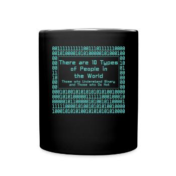 Programmierer Computercodierungssoftwareentwickler - Tasse einfarbig - Schwarz - Vorne