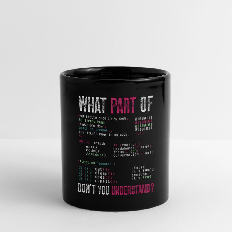 Programmierer Computercodierungssoftwareentwickler Tasse einfarbig