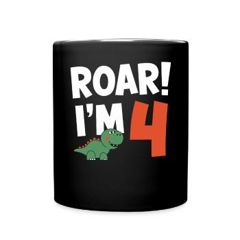 Dinosaur Party Decorations - Full Colour Mug - black - Front