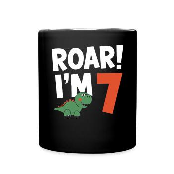 Dinosaur Party Decorations - Full Colour Mug - black - Front