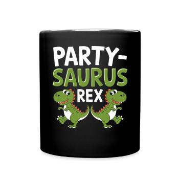 Dinosaur Party Decorations - Full Colour Mug - black - Front