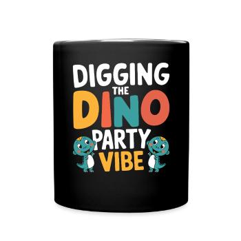 Dinosaur Party Decorations - Full Colour Mug - black - Front
