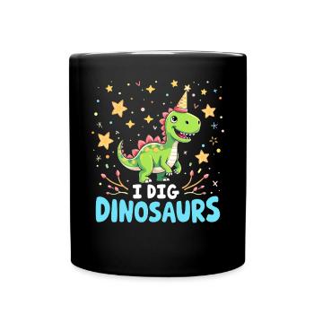 Dinosaur Party Decorations - Full Colour Mug - black - Front