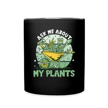 Gardener My Plants - Full Colour Mug - black - Front