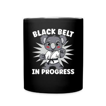 Karate Black Belt - Full Colour Mug - black - Front