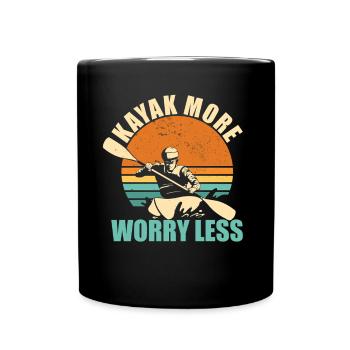 Kayak More - Full Colour Mug - black - Front