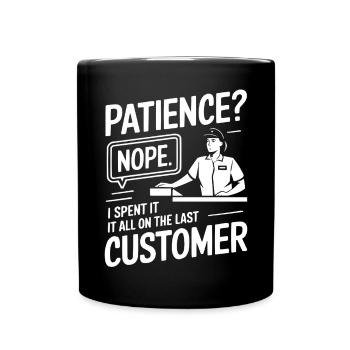 Opérateur au volant Profession Restauration rapide - Mug uni - noir - Devant