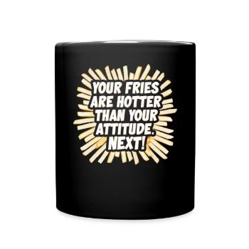 Opérateur au volant Profession Restauration rapide - Mug uni - noir - Devant
