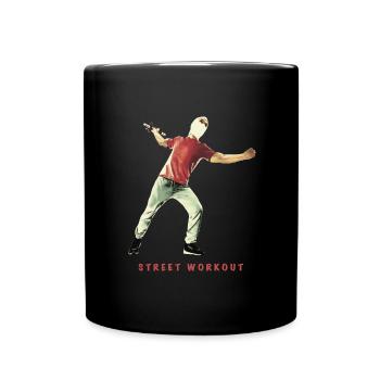 Street workout without weight - Full Colour Mug - black - Front