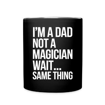 Geschenke Zum Vatertag Für Papa - Tasse einfarbig - Schwarz - Vorne