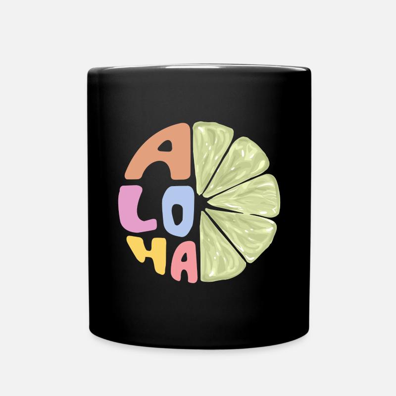 Aloha - Full Colour Mug - black
