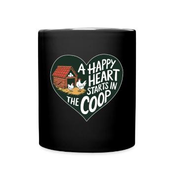 Poulets Poulets - Mug uni - noir - Devant