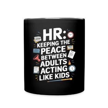 Gestionnaire des ressources humaines Ressources humaines Employé Milieu de travail Drame - Mug uni - noir - Devant