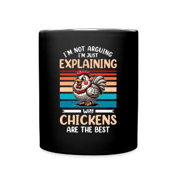 Poulets Poulets - Mug uni - noir - Devant