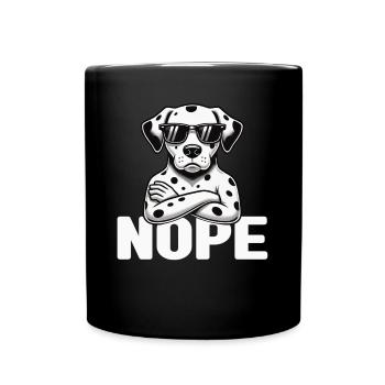 Dalmatiner Hunde Liebhaber Hundebesitzer - Tasse einfarbig - Schwarz - Vorne