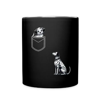 Dalmatiner Hunde Liebhaber Hundebesitzer - Tasse einfarbig - Schwarz - Vorne